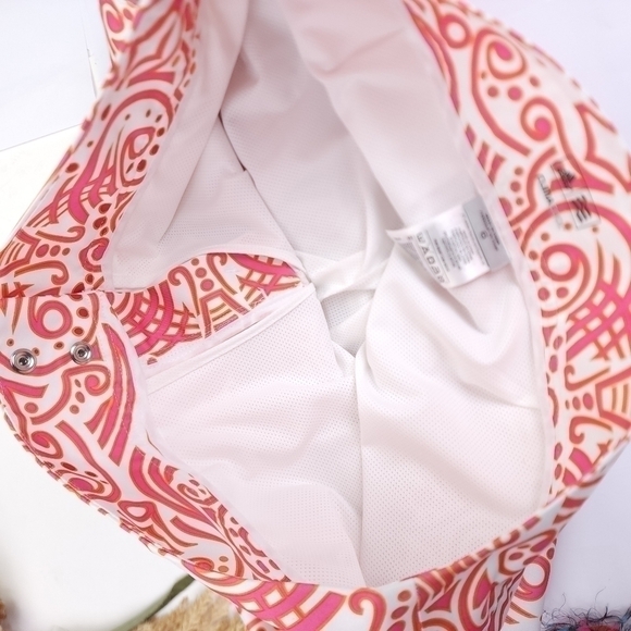 New Adidas ClimaCool Orange Pink White Patterned Golf Tennis Skort Sz 6 - Picture 12 of 14